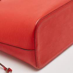Louis Vuitton Castillan Red Epi Leather Neverfull MM Bag