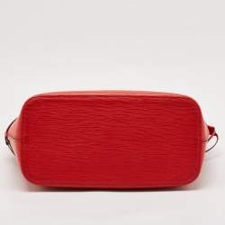 Louis Vuitton Castillan Red Epi Leather Neverfull MM Bag