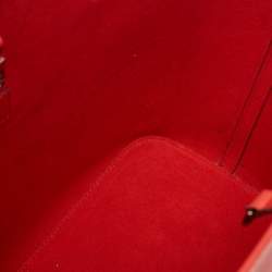 Louis Vuitton Castillan Red Epi Leather Neverfull MM Bag
