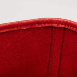 Louis Vuitton Castillan Red Epi Leather Neverfull MM Bag