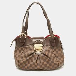 Pre Owned Louis Vuitton Damier Ebene Canvas Sistina PM Bag