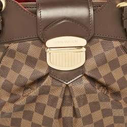 Pre Owned Louis Vuitton Damier Ebene Canvas Sistina PM Bag