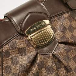 Pre Owned Louis Vuitton Damier Ebene Canvas Sistina PM Bag