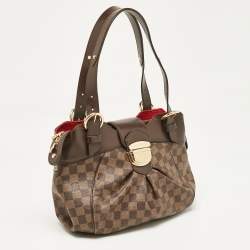Pre Owned Louis Vuitton Damier Ebene Canvas Sistina PM Bag