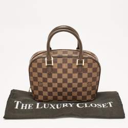 Pre Owned Louis Vuitton Damier Ebene Canvas Mini Sarria Bag