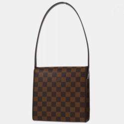 Pre Owned Louis Vuitton Brown Damier Ebene Canvas Tribeca Mini Handbag
