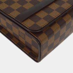 Pre Owned Louis Vuitton Brown Damier Ebene Canvas Tribeca Mini Handbag