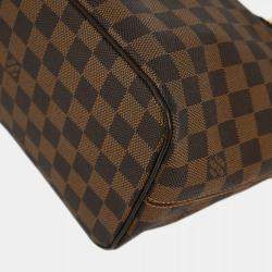 Pre Owned Louis Vuitton Brown Damier Saleya PM Tote Bag