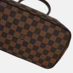 Pre Owned Louis Vuitton Brown Damier Saleya PM Tote Bag