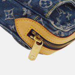 Louis Vuitton Blue Monogram Denim Baggy GM Shoulder Bag