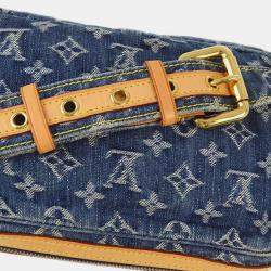 Louis Vuitton Blue Monogram Denim Baggy GM Shoulder Bag