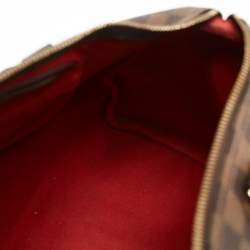 Pre Owned Louis Vuitton Damier Ebene Canvas Speedy 35 Bag