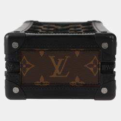 Louis Vuitton Brown/Black Monogram Vertical Soft Trunk Tuftage Shoulder Bag