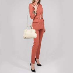 مملوكة مسبقًا Louis Vuitton Creme Empreinte Leather Montaigne BB Bag