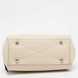 مملوكة مسبقًا Louis Vuitton Creme Empreinte Leather Montaigne BB Bag