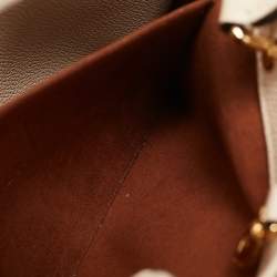 مملوكة مسبقًا Louis Vuitton Creme Empreinte Leather Montaigne BB Bag