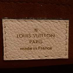 مملوكة مسبقًا Louis Vuitton Creme Empreinte Leather Montaigne BB Bag