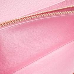 Pre Owned Louis Vuitton White Monogram Multicolore Canvas Sarah Wallet