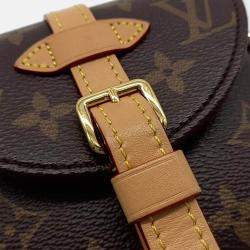 Louis Vuitton Brown Coated Canvas Micro Chantilly Bag