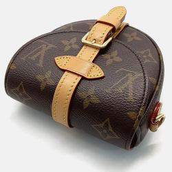Louis Vuitton Brown Coated Canvas Micro Chantilly Bag