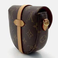 Louis Vuitton Brown Coated Canvas Micro Chantilly Bag