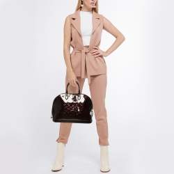 Louis Vuitton Amarante Monogram Vernis Alma GM Bag