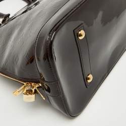 Louis Vuitton Amarante Monogram Vernis Alma GM Bag