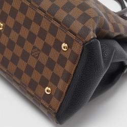 Pre Owned Louis Vuitton Black Damier Ebene Canvas Normandy Bag