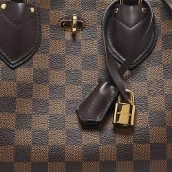 Pre Owned Louis Vuitton Black Damier Ebene Canvas Normandy Bag