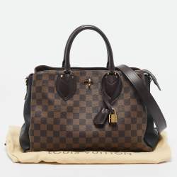 Pre Owned Louis Vuitton Black Damier Ebene Canvas Normandy Bag