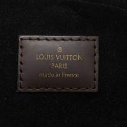 Pre Owned Louis Vuitton Black Damier Ebene Canvas Normandy Bag