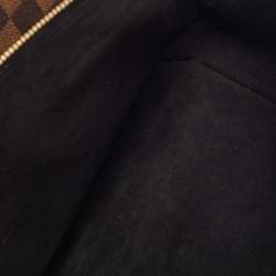 Pre Owned Louis Vuitton Black Damier Ebene Canvas Normandy Bag