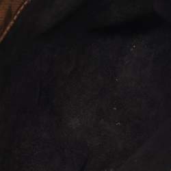 Pre Owned Louis Vuitton Black Damier Ebene Canvas Normandy Bag