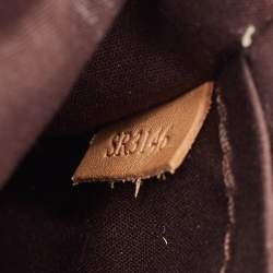 Pre Owned Louis Vuitton Amarante Monogram Vernis Pasadena Bag