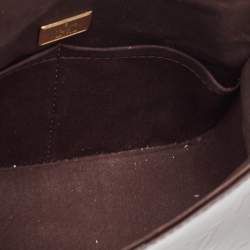 Pre Owned Louis Vuitton Amarante Monogram Vernis Pasadena Bag