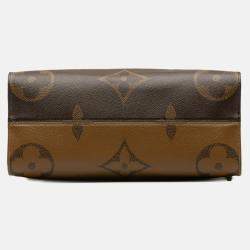 Louis Vuitton Brown  Canvas OnTheGo MM Handbag