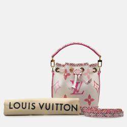 Louis Vuitton Rose Canvas Nano Noe Shoulder Bag