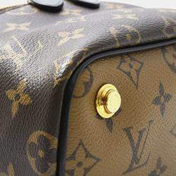 Louis Vuitton Brown Canvas Monogram Reverse Vanity PM Handbag