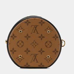 Louis Vuitton Brown Canvas Monogram Reverse Cannes Vanity Bag