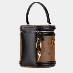 Louis Vuitton Brown Canvas Monogram Reverse Cannes Vanity Bag