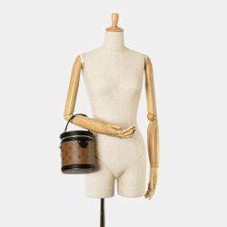 Louis Vuitton Brown Canvas Monogram Reverse Cannes Vanity Bag