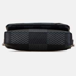 Louis Vuitton Black Canvas Trio Messenger Bag