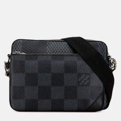 Louis Vuitton Black Canvas Trio Messenger Bag