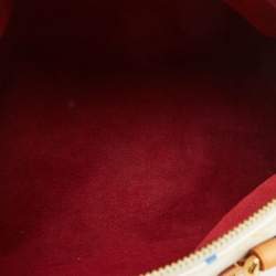 Pre Owned Louis Vuitton White Monogram Multicolore Canvas Speedy 30 Bag