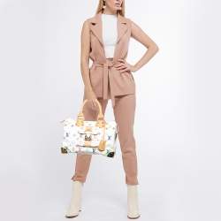 Pre Owned Louis Vuitton White Monogram Multicolore Canvas Speedy 30 Bag