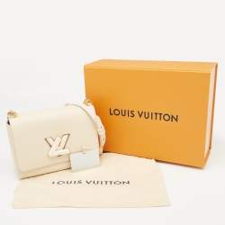 Pre Owned Louis Vuitton Cream Epi Leather Twist MM Bag