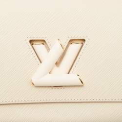 Pre Owned Louis Vuitton Cream Epi Leather Twist MM Bag