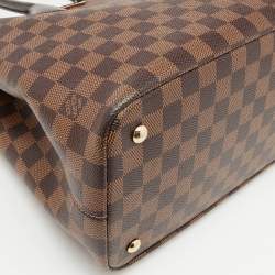 Pre Owned حقيبة لوي فيتون كينسينغتون كانفاس دامييه أيبين V