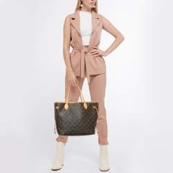 Pre Owned Louis Vuitton Monogram Canvas Neverfull MM Bag