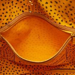Louis Vuitton Yellow Monogram Waves Limited Edition Yayoi Kusama Neverfull MM Bag